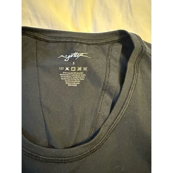 Gottex black tie back tank Athleisure size small - Picture 3 of 3